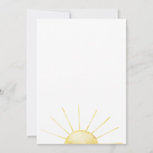 ワンハッピーガール、サンテーマ誕生日招待状 招待状 (裏面)