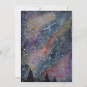 ワンハッピーキャンパーの最初の誕生日パーティー 招待状 (裏面)