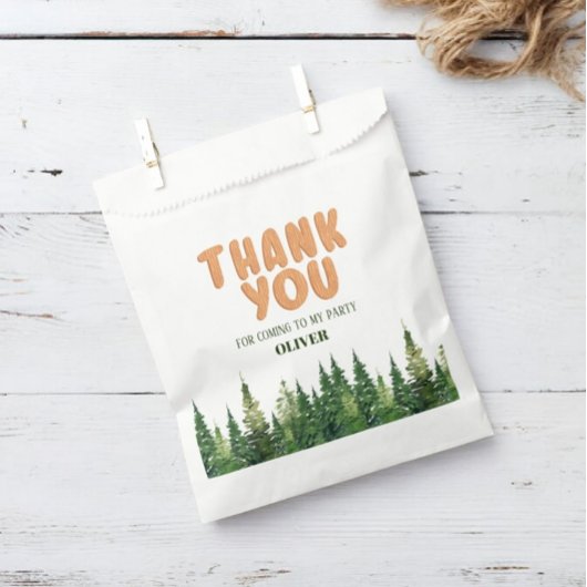 ワンハッピーキャンパーウッドボーイズ1st誕生日 フェイバーバッグ