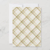 ワンハッピーキャンパーウッドランドベアーボーイズ1歳 招待状 (裏面)