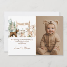 ワンハッピーキャンパーフォトファースト誕生日