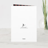 ワンハッピーキャンパープレイドフォレスト1日の誕生日 カード (裏面)