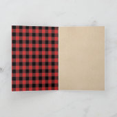 ワンハッピーキャンパープレイドフォレスト1日の誕生日 カード (内部)