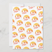 ワンハッピーキャンパーレトロ1st誕生日 招待状 (裏面)