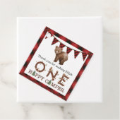 ワンハッピーキャンパー誕生日サンキューメッセージカード フェイバータグ (インサイチュ)