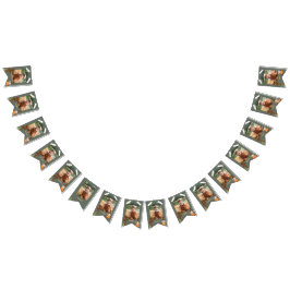 ワンハッピーキャンパー誕生日月刊写真 バンティングフラッグ