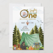 ワンハッピーキャンパー1stバースデーフォト招待状 招待状 (正面)