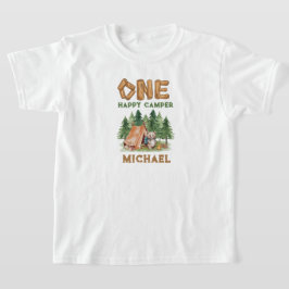 ワンハッピーキャンパー1st誕生日Tシャツ Tシャツ