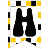 ワンハッピーダデボーイ1歳の誕生日 バンティングフラッグ (第2の旗)