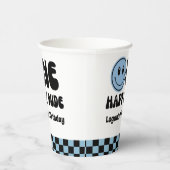 ワンハッピーダデボーイ1歳の誕生日 紙コップ (右)