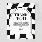 ワンハッピーダデボーイ1st誕生日サンキューカード (正面)