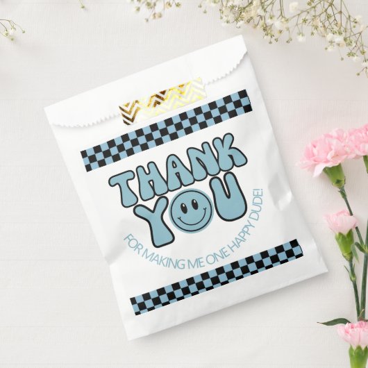 ワンハッピーダデボーイ1st誕生日パーティー フェイバーバッグ (封をした状態)