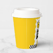 ワンハッピーダドハッピーハッピー顔波状第1誕生日 紙コップ (右)