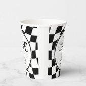 ワンハッピーダードハッピーハッピー顔ボーイ1歳の誕生日 紙コップ (右)