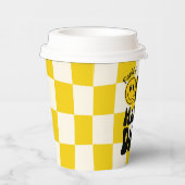 ワンハッピーダードハッピーハッピー顔ボーイ1歳の誕生日 紙コップ (右)