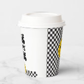 ワンハッピーダードハッピーハッピー顔ボーイ1歳の誕生日 紙コップ (左)