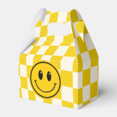 ワンハッピーダードハッピーハピー顔ボーイファースト誕生日 フェイバーボックス (裏面サイド)