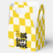 ワンハッピーダードハッピーハピー顔ボーイファースト誕生日 フェイバーボックス (オープン)