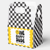 ワンハッピーダードハッピーハピー顔ボーイファースト誕生日 フェイバーボックス (オープン)