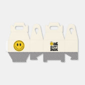 ワンハッピーダードハッピーハピー顔ボーイファースト誕生日 フェイバーボックス (折り畳みなし)