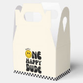 ワンハッピーダードハッピーハピー顔ボーイファースト誕生日 フェイバーボックス (オープン)