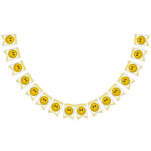 ワンハッピーダードハッピーホテル顔誕生日バンティングバナー バンティングフラッグ