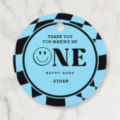 ワンハッピーダードボーイ1st誕生日ありがとう フェイバータグ (裏面)