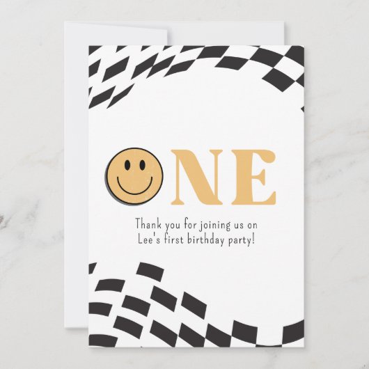 ワンハッピードゥデサンキューカード サンキューカード (正面)