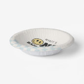 ワンハッピードゥデスマイル顔ファースト誕生日 ペーパーボウル (傾斜あり)