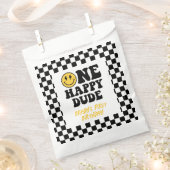 ワンハッピードゥデスマイル顔ボーイファースト誕生日 フェイバーバッグ (クリップ留めされた状態)