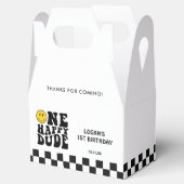 ワンハッピードゥデスマイル顔ボーイファースト誕生日 フェイバーボックス (オープン)