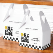 ワンハッピードゥデスマイル顔ボーイファースト誕生日 フェイバーボックス