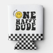 ワンハッピードゥデスマイル顔ボーイファースト誕生日 缶クーラー (裏面)