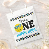 ワンハッピードゥデ誕生日1st誕生日招待状 フェイバーバッグ (クリップ留めされた状態)
