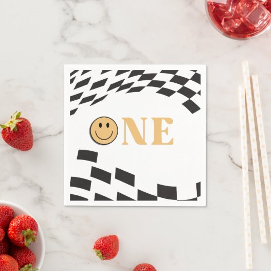 ワンハッピードゥデ1歳の誕生日 スタンダードカクテルナプキン (インサイチュ)