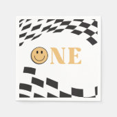 ワンハッピードゥデ1歳の誕生日 スタンダードカクテルナプキン (正面)