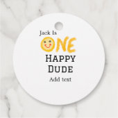 ワンハッピードゥデ1番ハッピーバースデースマイリー黄 フェイバータグ (裏面)