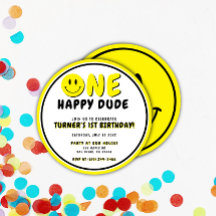 ワンハッピードゥデ1st誕生日スマイリーフェイス