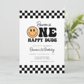 ワンハッピードゥデ1st誕生日招待状 招待状 (スタンド正面)