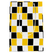 ワンハッピードゥパーソナライズされた誕生日 ミディアムペーパーバッグ (裏面)