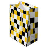 ワンハッピードゥパーソナライズされた誕生日 ミディアムペーパーバッグ (裏面アングル)