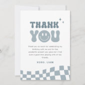 ワンハッピードゥードバースデーパーティーサンキューカード サンキューカード (正面)