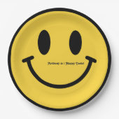 「ワンハッピードゥ」レトロ誕生会 ペーパープレート (正面)