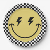 ワンハッピードゥ |男の子素晴らしいキッズ1st誕生日 ペーパープレート (正面)