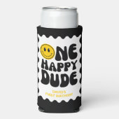 ワンハッピードウェーブスクライグリー最初の誕生日 スリム缶クーラー (Seltzer正面)