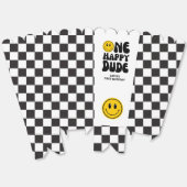 ワンハッピードチェックイエローハッピー顔お願いボックス フェイバーボックス (見開き)