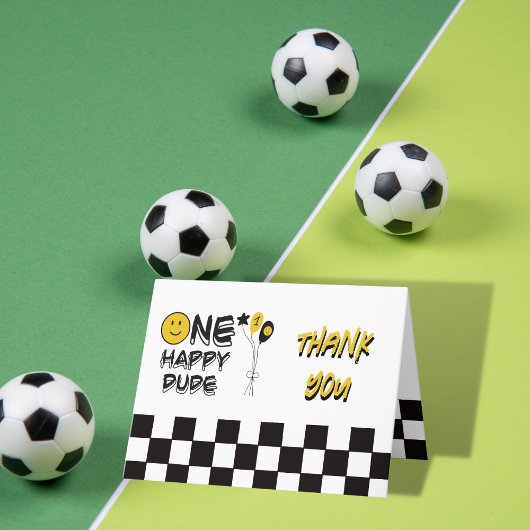 ワンハッピードデイエロースマイルファースト1stボーイ誕生日 サンキューカード