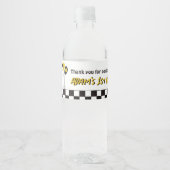 ワンハッピードデイエロースマイルファースト1stボーイ誕生日 ペットボトルラベル (正面)