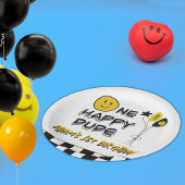 ワンハッピードデイエロースマイルファースト1stボーイ誕生日 ペーパープレート