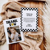 ワンハッピードデファースト誕生日サンキューカード 招待状